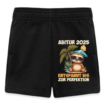 ABITUR 2025 ENTSPANNT BIS ZUR PERFEKTION Lustig - Baby Shorts - Schwarz - Vorne