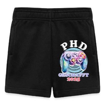 PH.D GESCHAFFT 2025 Lustiges Doktorand - Baby Shorts - Schwarz - Vorne