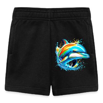 Delfin - Baby Shorts - Schwarz - Vorne