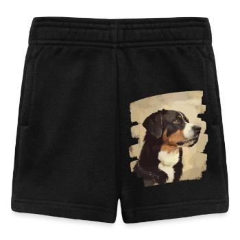Entlebucher Chien de montagne 4 - Short Bébé - noir - Devant