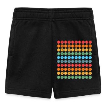 Baseball Player Baseball - Baby Shorts - black - Front