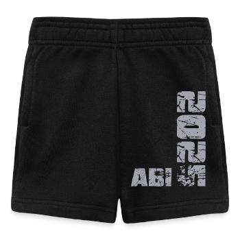 ABI 2025 Abitur Abschluss Lustiges Abiturienten - Baby Shorts - Schwarz - Vorne