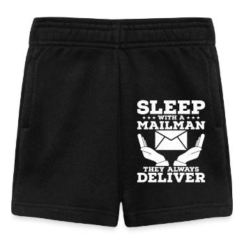 Sleep With A Mailman Postal Worker Mail Carrier - Baby Shorts - Schwarz - Vorne