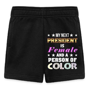 female color - Baby Shorts - Schwarz - Vorne