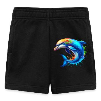 Delfin - Baby Shorts - Schwarz - Vorne