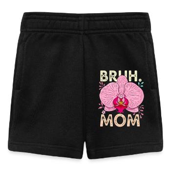 Brew Mom Orchid - Baby Shorts - black - Front