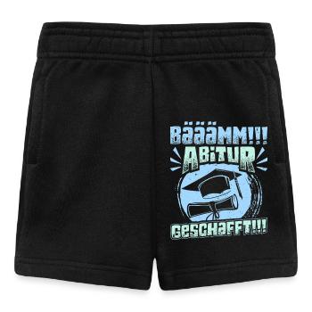 ABITUR GESCHAFFT!! Abi Geschafft Lustiges - Baby Shorts - Schwarz - Vorne