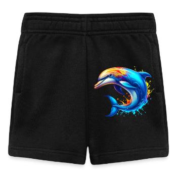 Delfin - Baby Shorts - Schwarz - Vorne