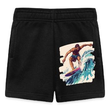 Surfeur Surf Planche de surf Surf - Short Bébé - noir - Devant