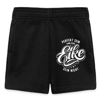 Vorname Elke - Namenstag - Geschenk - Baby Shorts - Schwarz - Vorne