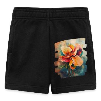 Frühling Frühlingsanfang Blume Blumen - Baby Shorts - Schwarz - Vorne