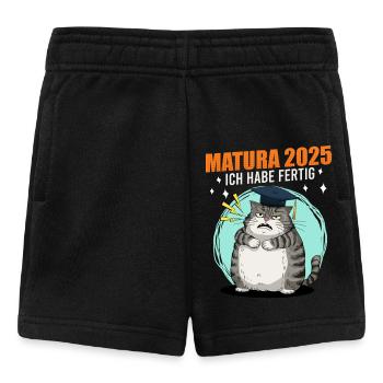 MATURA 2025 ICH HABE FERTIG Maturant Lustiges - Baby Shorts - Schwarz - Vorne
