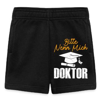 Doktortitel BITTE NENN MICH DOKTOR Lustiges - Baby Shorts - Schwarz - Vorne