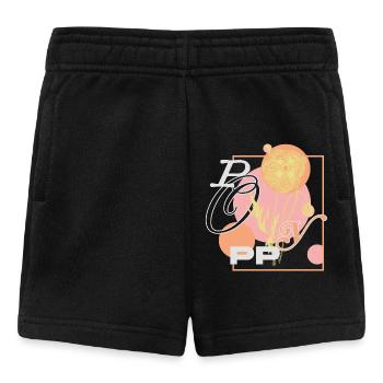 Poésie coquelicot - Short Bébé - noir - Devant