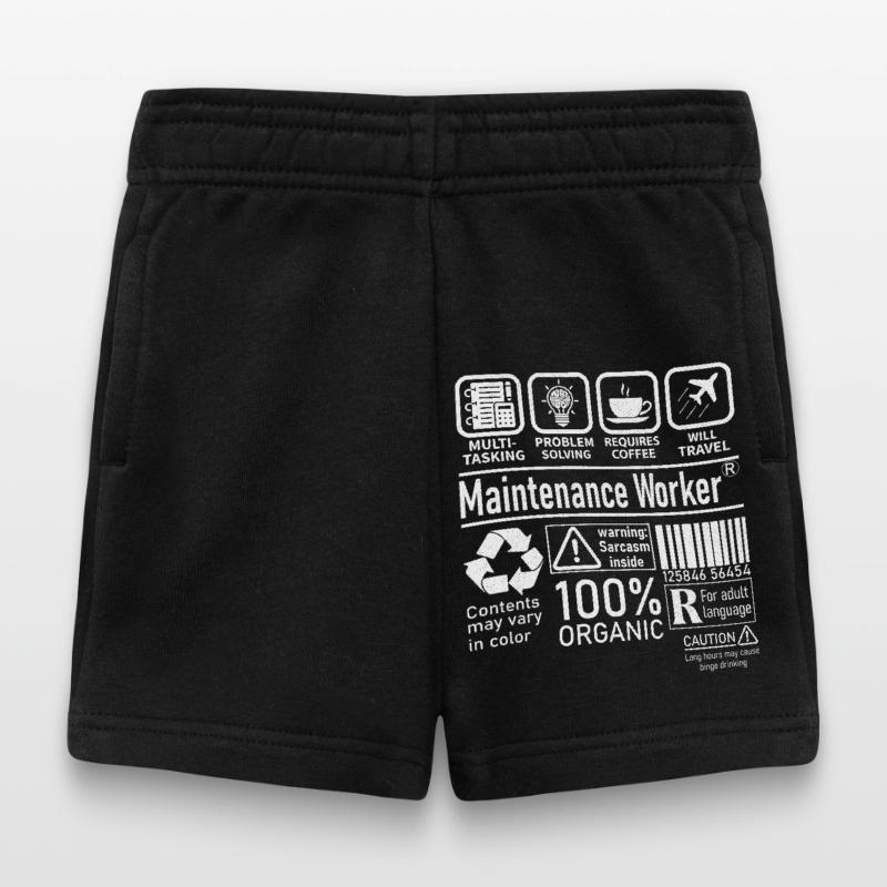 Maintenance Worker multi tasking problem solving Baby Shorts