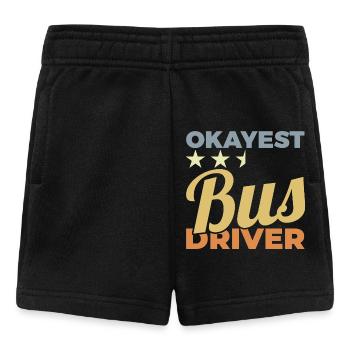 Chauffeur de bus moyen - Short Bébé - noir - Devant