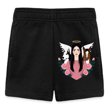 Mistress, dog and horse - Baby Shorts - black - Front