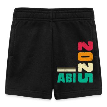 ABI 2025 Abitur Abschluss Lustiges Abiturienten - Baby Shorts - Schwarz - Vorne