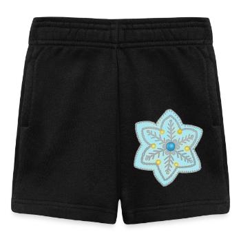 Winterstern - Baby Shorts - Schwarz - Vorne