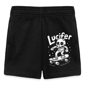 Skater Skeleton Lucifer Devilishly cool on the road - Baby Shorts - black - Front