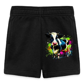 Cow - Baby Shorts - black - Front