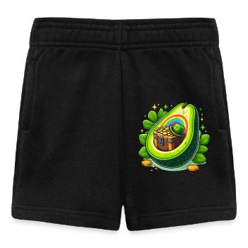 Avocado St. Patrick's Day - Baby Shorts - black - Front