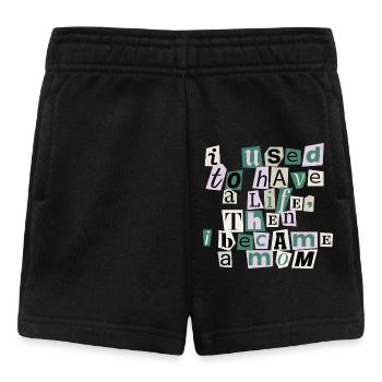 Avait l’habitude d’avoir une vie – Citation de maman - Short Bébé - noir - Devant