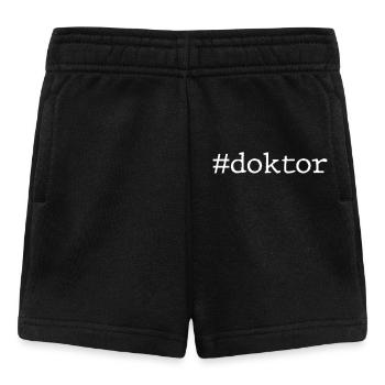 Doktorarbeit DOKTOR Doktorand Lustiges Doktor - Baby Shorts - Schwarz - Vorne