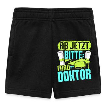 Doktorarbeit AB JETZT BITTE FRAU DOKTOR Lustiges - Baby Shorts - Schwarz - Vorne
