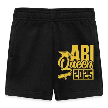 ABI QUEEN 2025 Abiturientin Abitur Geschafft - Baby Shorts - Schwarz - Vorne