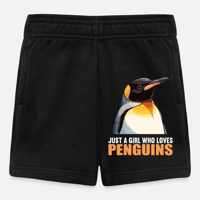 Pinguine Pinguin - Baby Shorts - Schwarz