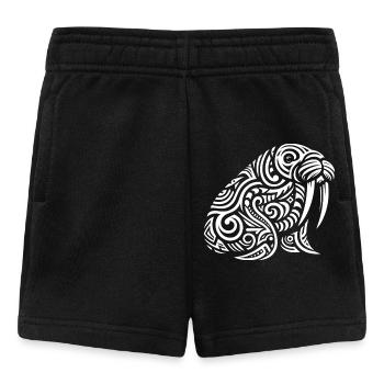 Morse tribal - Short Bébé - noir - Devant