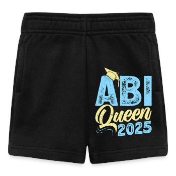 ABI QUEEN 2025 Abiturientin Abitur Geschafft - Baby Shorts - Schwarz - Vorne