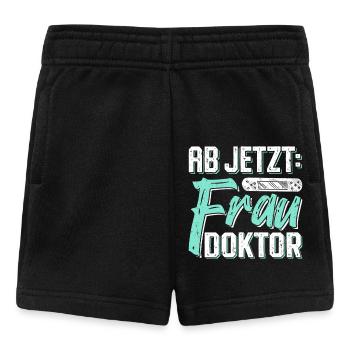 Doktorarbeit AB JETZT BITTE FRAU DOKTOR Lustiges - Baby Shorts - Schwarz - Vorne
