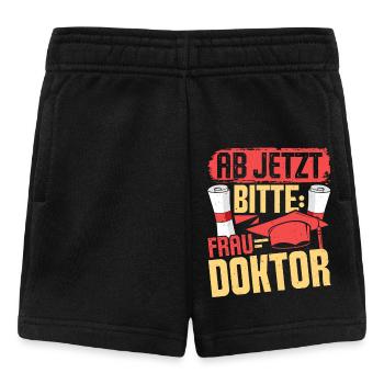 Doktorarbeit AB JETZT BITTE FRAU DOKTOR Lustiges - Baby Shorts - Schwarz - Vorne