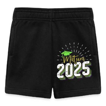 MATURA 2025 Maturant Matura Geschafft Lustiges - Baby Shorts - Schwarz - Vorne