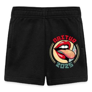 ABITUR 2025 ABI Abiturienten Lustiges Abi - Baby Shorts - Schwarz - Vorne