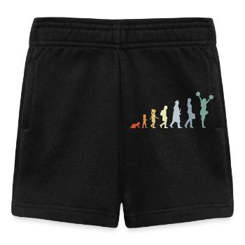 Vintage Cheerleader Evolution - Baby Shorts - black - Front