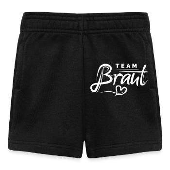 Team Braut - Junggesellinnen Abschied Bachelorette - Baby Shorts - Schwarz - Vorne