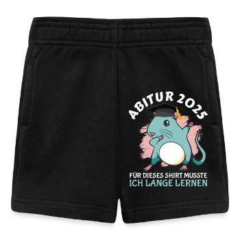 ABITUR 2025 FÜR DIESES SHIRT MUSSTE ICH LERNEN - Baby Shorts - Schwarz - Vorne