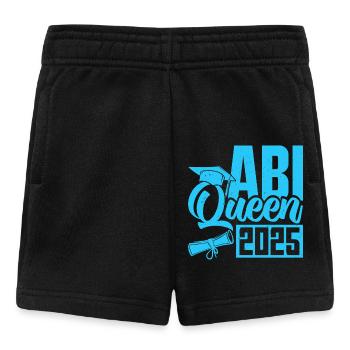 ABI QUEEN 2025 Abiturientin Abitur Geschafft - Baby Shorts - Schwarz - Vorne