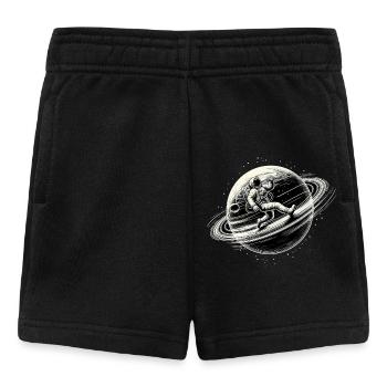 Astronaute Planète Grands Objectifs Orbite Jogging Cadeau - Short Bébé - noir - Devant