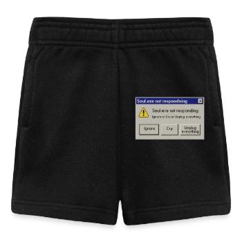 Soul.exe Not Responding – Soul.exe reagiert nicht - Baby Shorts - Schwarz - Vorne