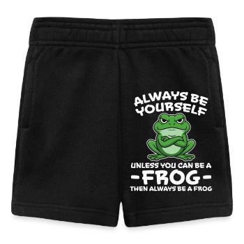 Frog Saying Toad Funny Frogs Gift - Baby Shorts - black - Front