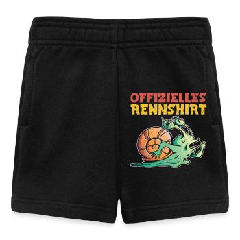 Läufer OFFIZIELLES RENNSHIRT Laufen Lustiges - Baby Shorts - Schwarz - Vorne