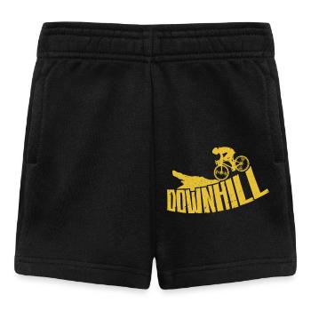 Mountainbiken DOWNHILL MTB Lustiges - Baby Shorts - Schwarz - Vorne