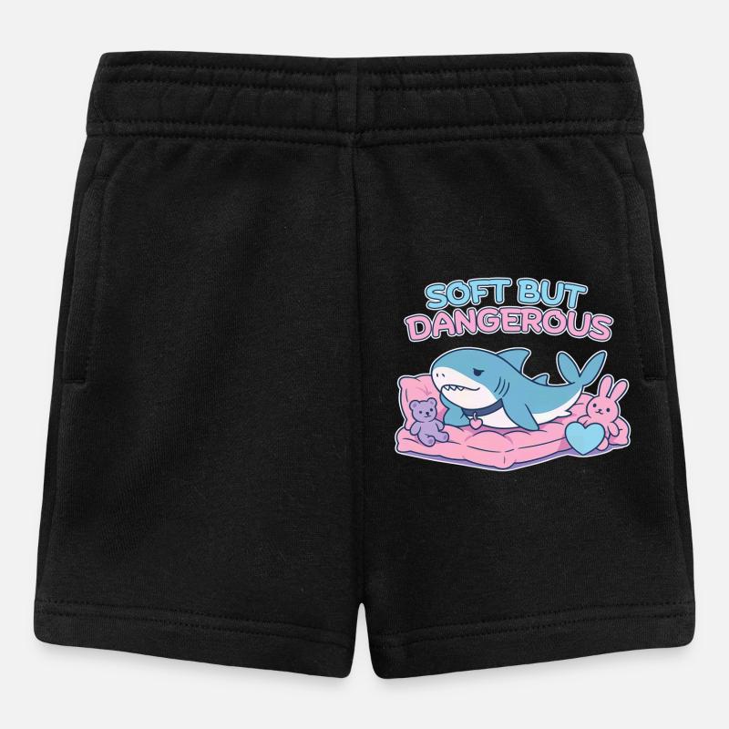 BLAHAJ – Soft & Danger - Baby Shorts - black