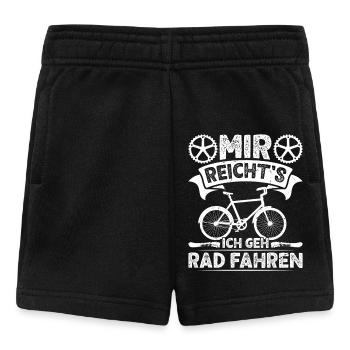 Radfahren MIR REICHT'S ICH GEH RAD FAHREN Lustiges - Baby Shorts - Schwarz - Vorne