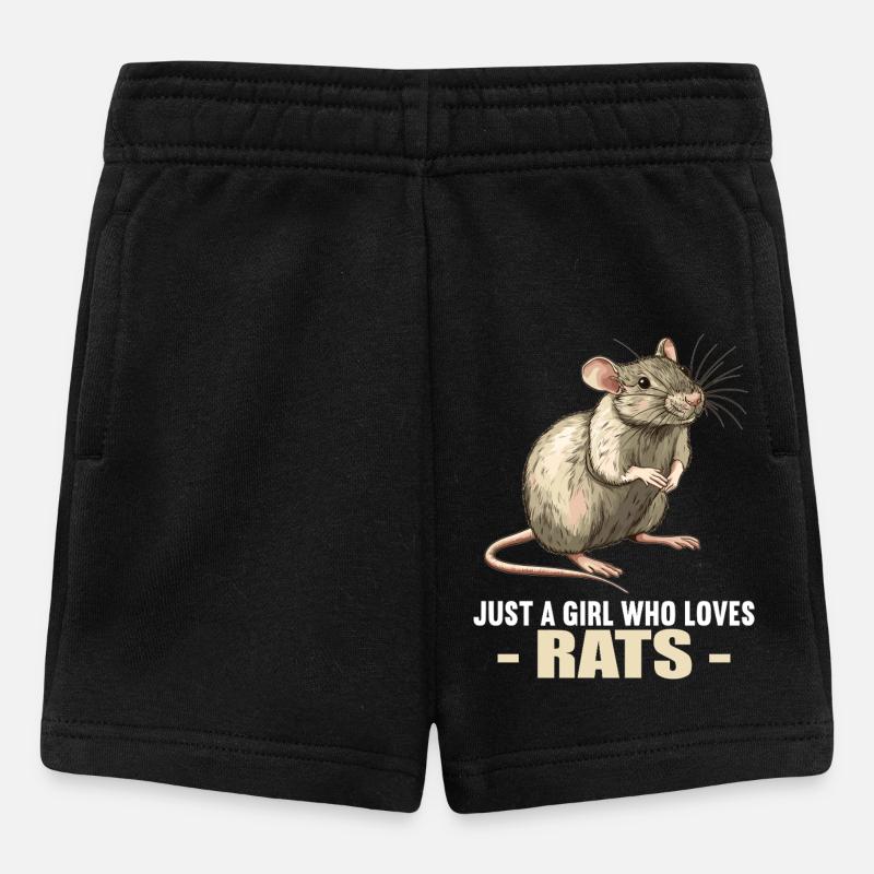 Rat Rat - Short Bébé - noir