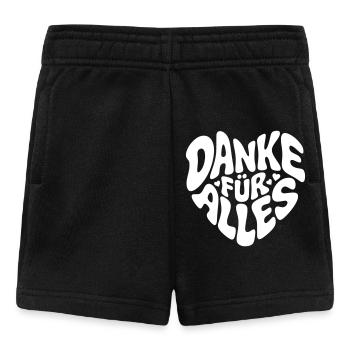 Danke für alles - Danke - Dankeschön - Danke sagen - Baby Shorts - Schwarz - Vorne